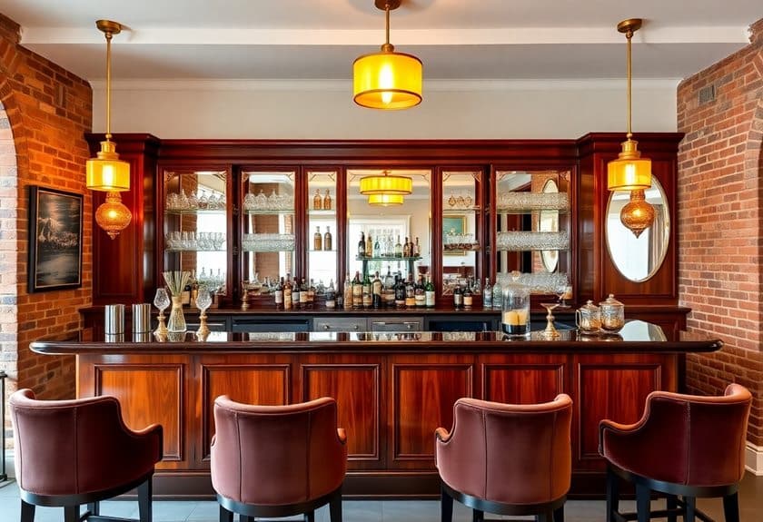 ideal home bar configuration