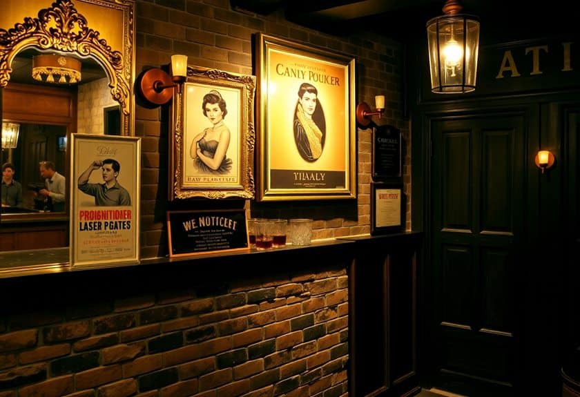 vintage art wall hangings